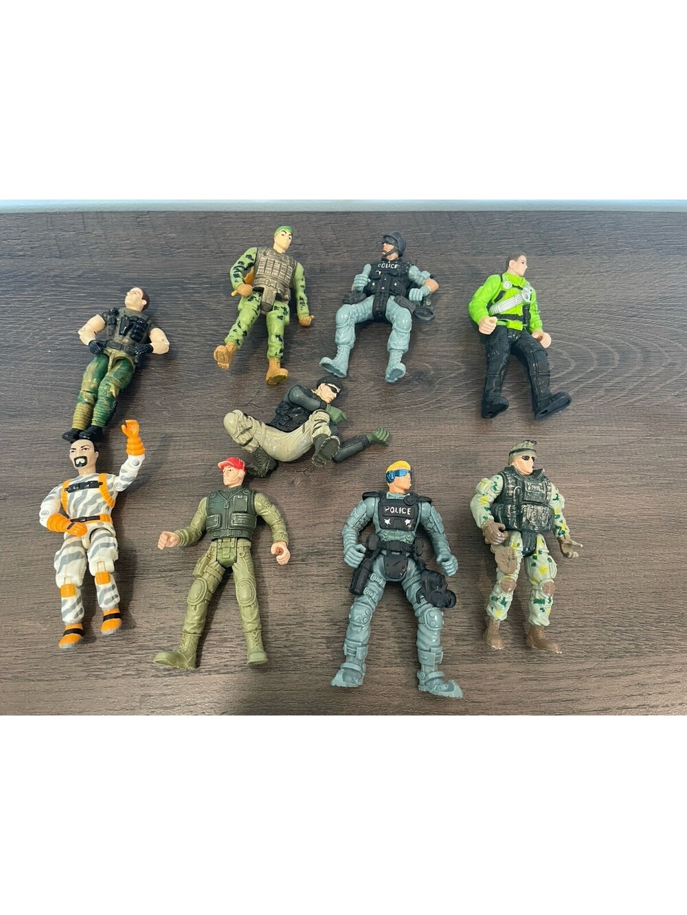 Chap Mei Army Men Lot (2) Vintage 1991-1990) (3) Chap Mei (4) no Labels